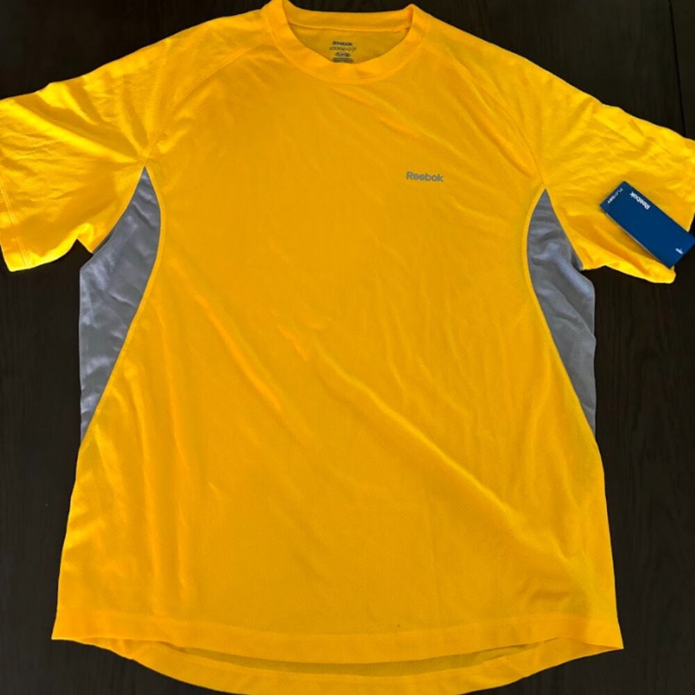 Reebok Yellow Breathable Shirt